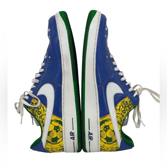 Nike AIR FORCE 1 PREMIUM COLLECTION ROYALE 'RONALDINHO' Size 18 - RARE - Picture 11 of 16